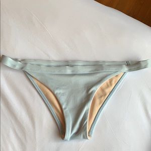 LA Hearts light blue ribbed swim bottoms